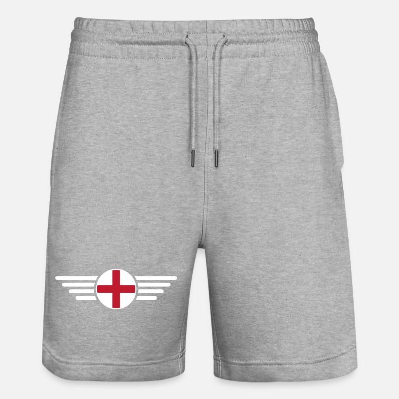 Angleterre Essence T-shirt - Short de jogging bio TRAINER Stanley/Stella unisexe - gris chiné