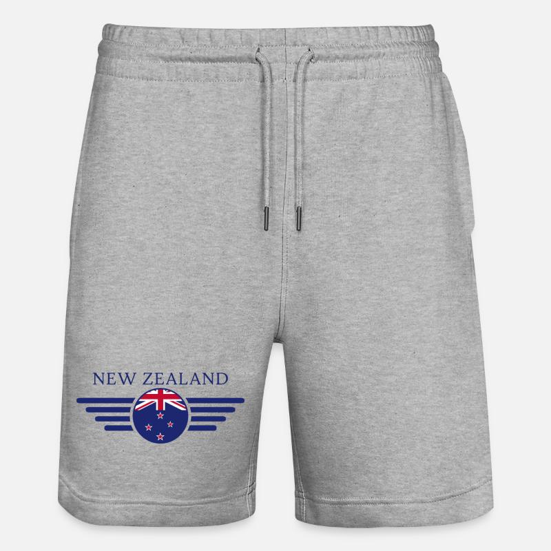 T-shirt design de style néo-zélandais - Short de jogging bio TRAINER Stanley/Stella unisexe - gris chiné