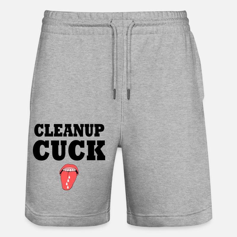 Cuckold - Short de jogging bio TRAINER Stanley/Stella unisexe - gris chiné