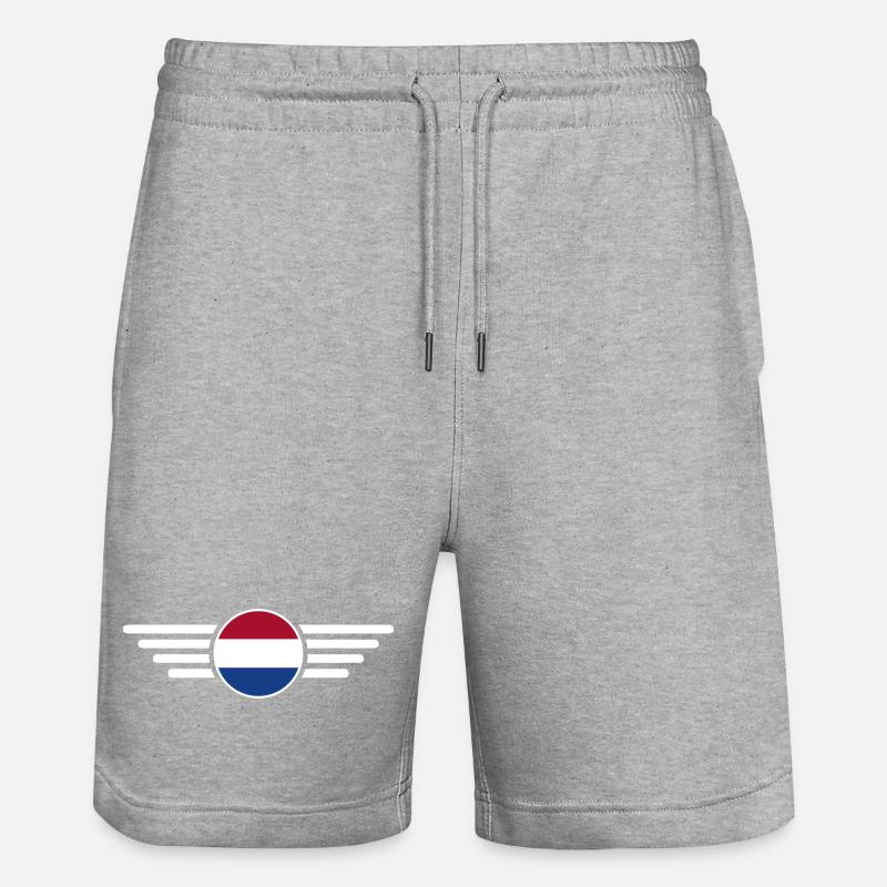 Pays-Bas Blossom Magic T-shirt - Short de jogging bio TRAINER Stanley/Stella unisexe - gris chiné