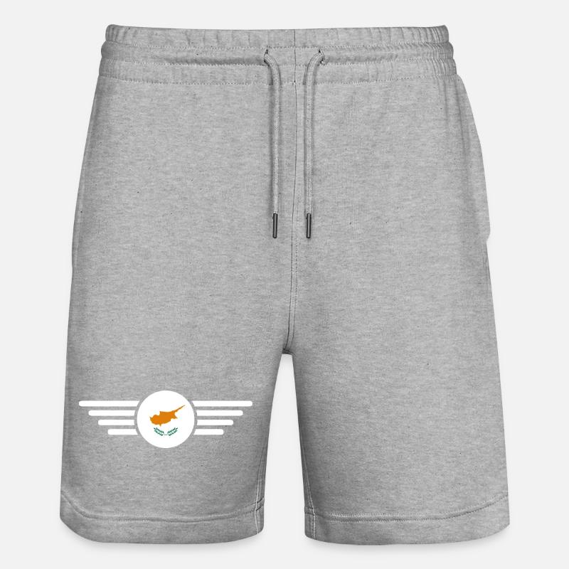 T-shirt design de style chypriote - Short de jogging bio TRAINER Stanley/Stella unisexe - gris chiné