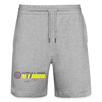 DRIVING A LEGEND - Stanley/Stella Unisex Bio Joggingshorts Trainer  - Grau meliert - Vorne - Nik (191cm) & Marisol (170cm)