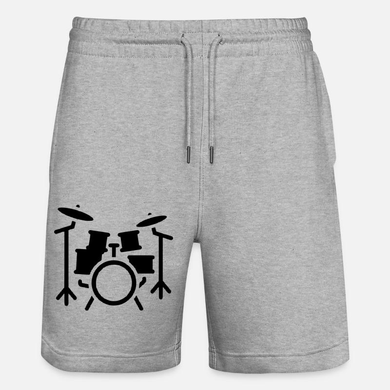 Batterie - Short de jogging bio TRAINER Stanley/Stella unisexe - gris chiné