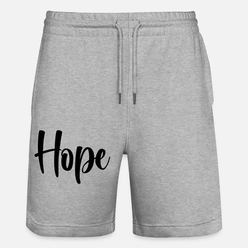 Nom - Espoir - Short de jogging bio TRAINER Stanley/Stella unisexe - gris chiné