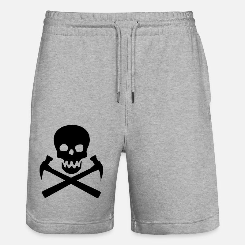 diy - Short de jogging bio TRAINER Stanley/Stella unisexe - gris chiné