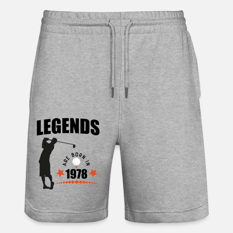 1978 - Short de jogging bio TRAINER Stanley/Stella unisexe - gris chiné