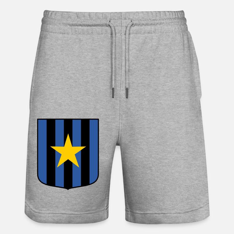 Bleu-noir - Short de jogging bio TRAINER Stanley/Stella unisexe - gris chiné