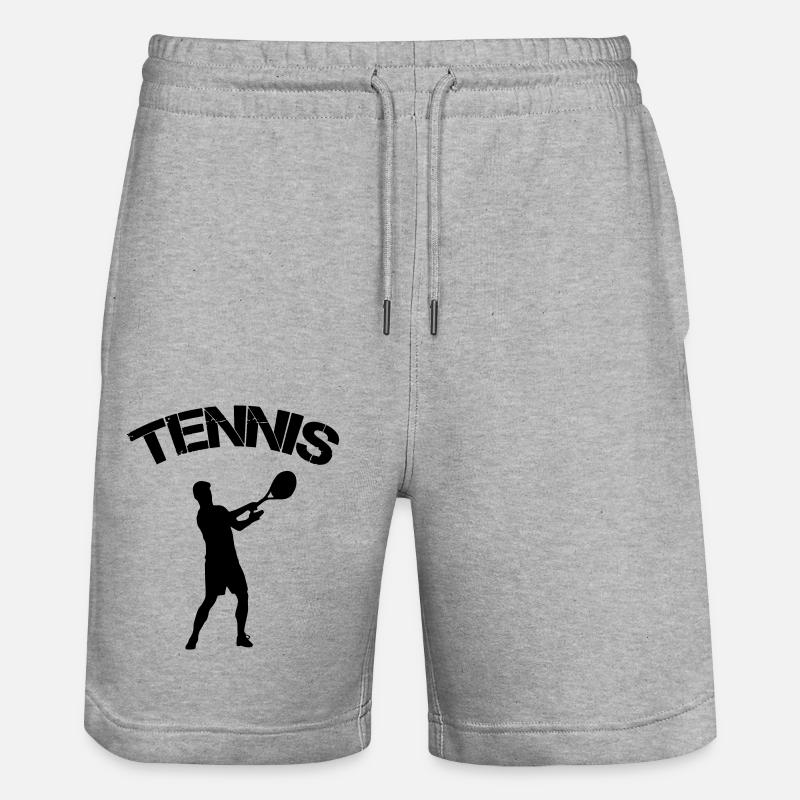 tennis - Short de jogging bio TRAINER Stanley/Stella unisexe - gris chiné
