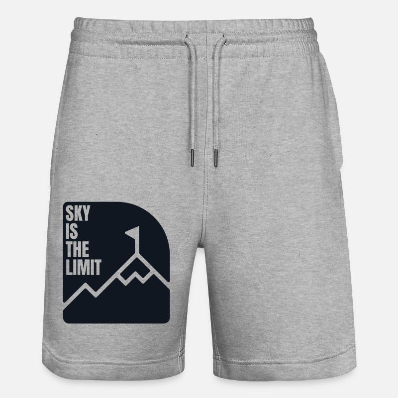 Le ciel est la limite - Short de jogging bio TRAINER Stanley/Stella unisexe - gris chiné