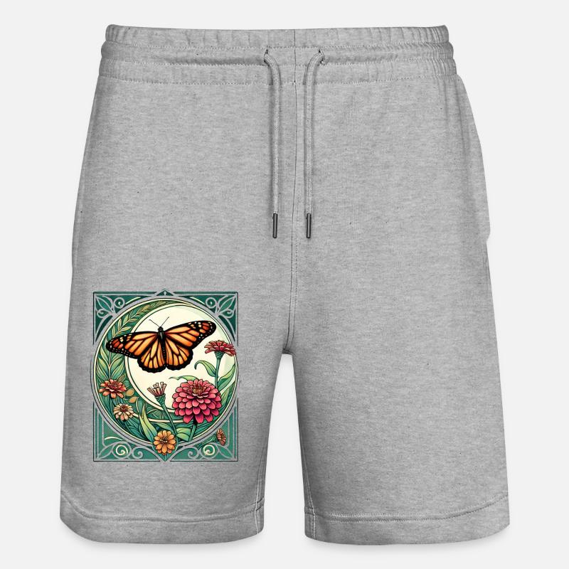 Monarque - Short de jogging bio TRAINER Stanley/Stella unisexe - gris chiné