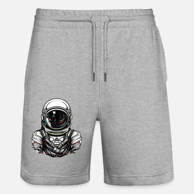 astronaute - Short de jogging bio TRAINER Stanley/Stella unisexe - gris chiné