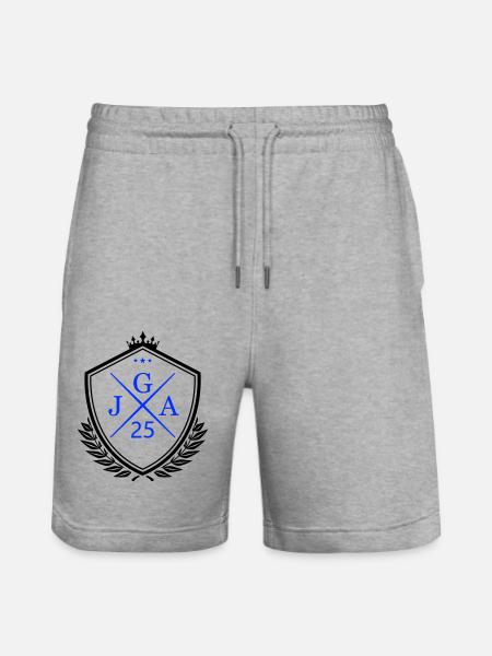 Jga 25 - Stanley/Stella Trainer Unisex Organic Jogging Shorts - heather grey