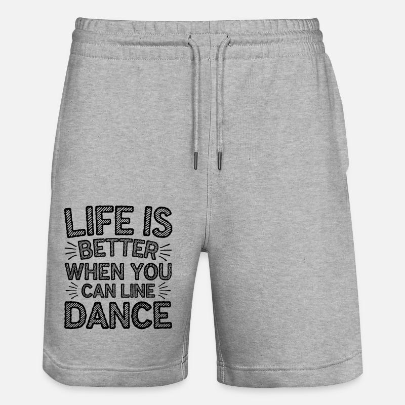Danse de style western - Short de jogging bio TRAINER Stanley/Stella unisexe - gris chiné