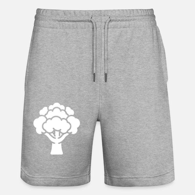 Chou-fleur - Short de jogging bio TRAINER Stanley/Stella unisexe - gris chiné