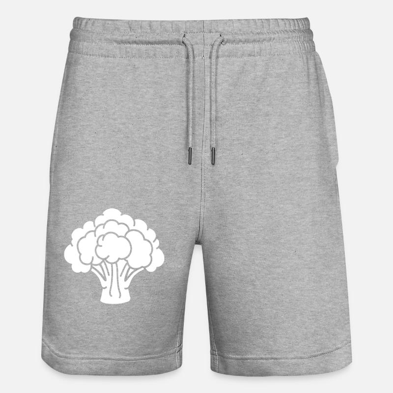 Chou-fleur - Short de jogging bio TRAINER Stanley/Stella unisexe - gris chiné