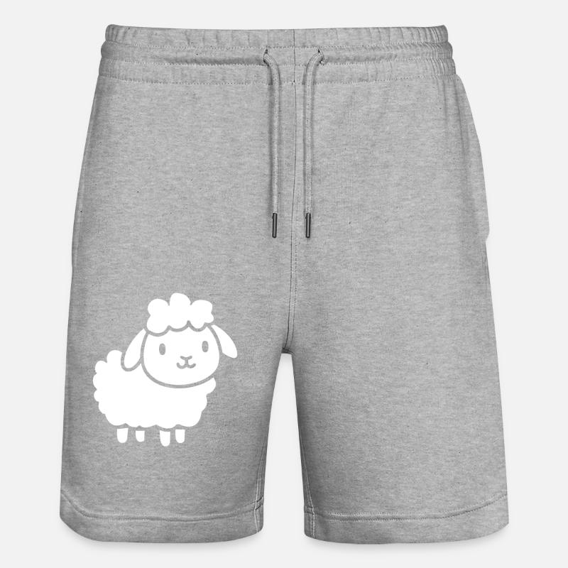 Lamm - Stanley/Stella Unisex Bio Joggingshorts Trainer  - Grau meliert