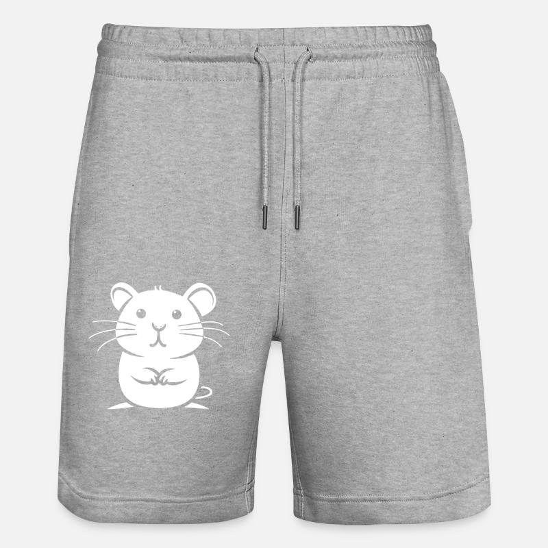 Rat - Short de jogging bio TRAINER Stanley/Stella unisexe - gris chiné