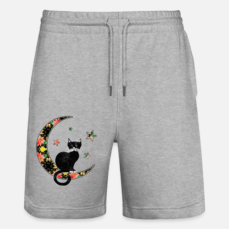 Chat - Short de jogging bio TRAINER Stanley/Stella unisexe - gris chiné