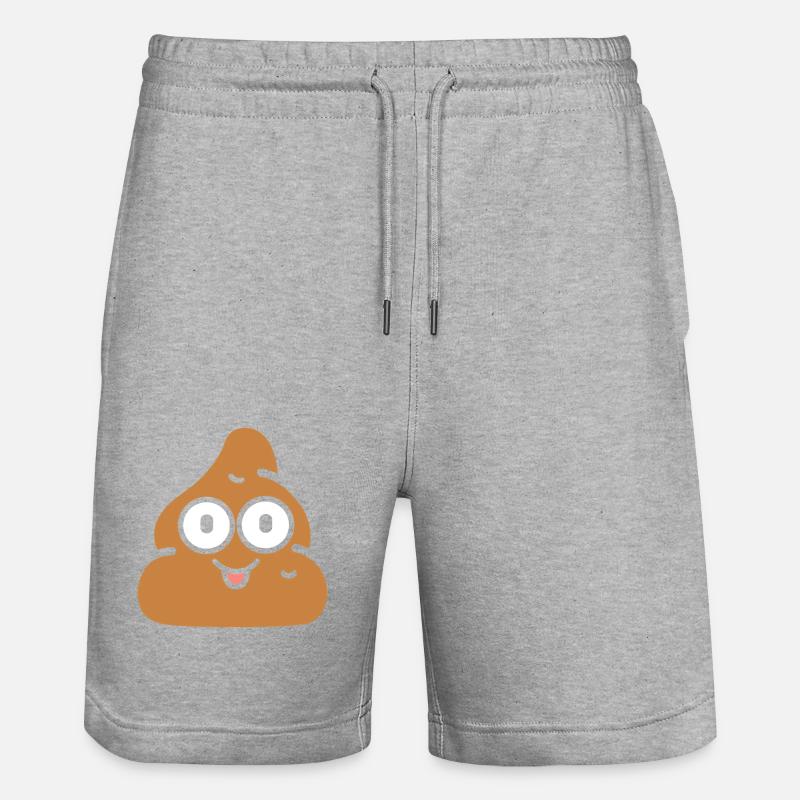 caca - Short de jogging bio TRAINER Stanley/Stella unisexe - gris chiné