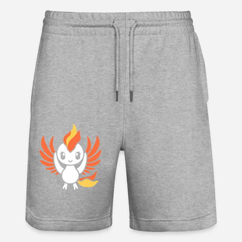 Phönix - Stanley/Stella Unisex Bio Joggingshorts Trainer  - Grau meliert