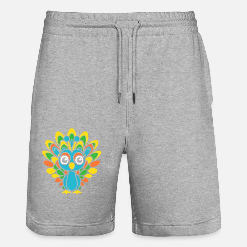 paon - Short de jogging bio TRAINER Stanley/Stella unisexe - gris chiné