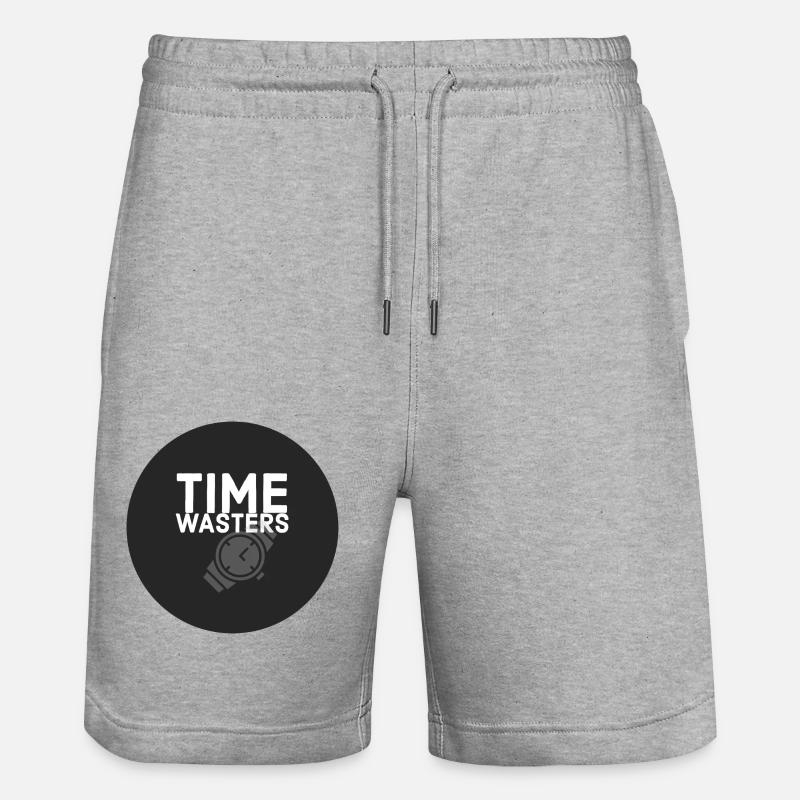 Pertes de temps - Short de jogging bio TRAINER Stanley/Stella unisexe - gris chiné