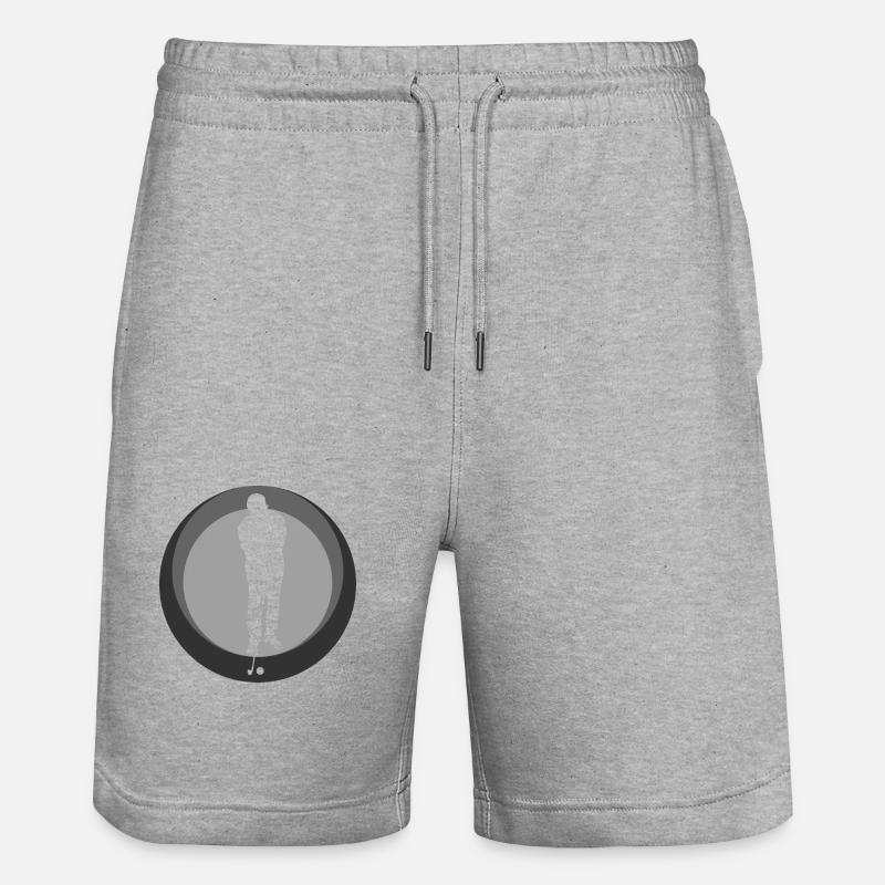 Promenade de golf - Short de jogging bio TRAINER Stanley/Stella unisexe - gris chiné