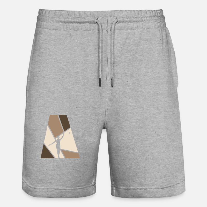 Bâton Virevoltant Virevoltant Danse - Short de jogging bio TRAINER Stanley/Stella unisexe - gris chiné