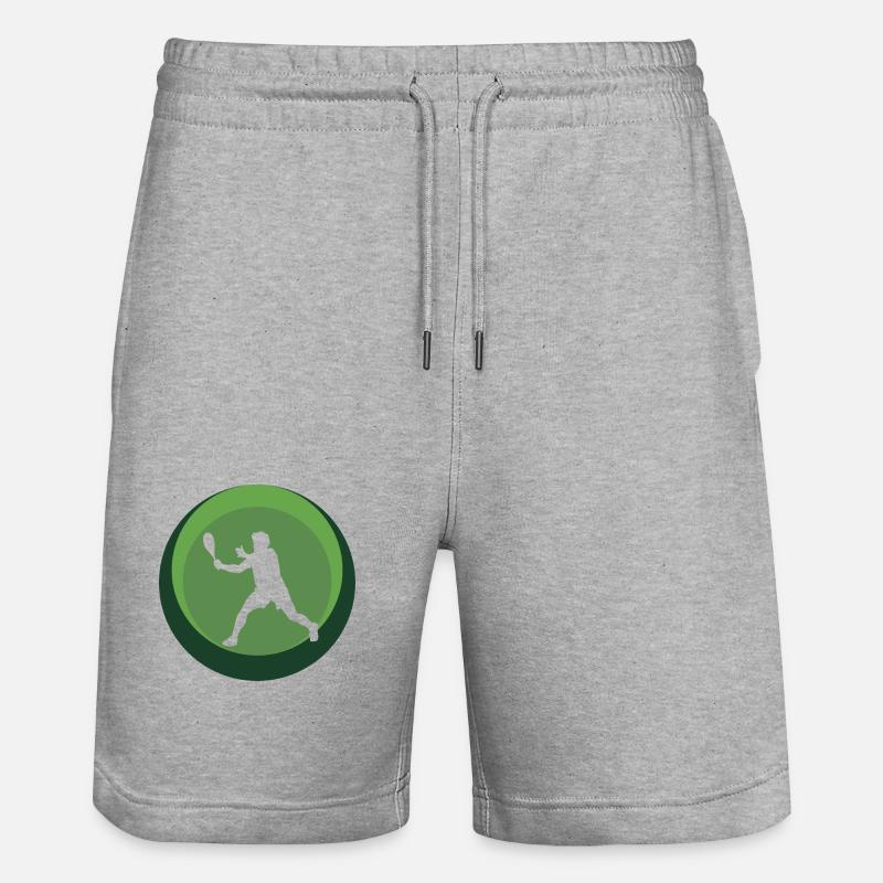 Squashschläger Squash Schläger - Stanley/Stella Unisex Bio Joggingshorts Trainer  - Grau meliert