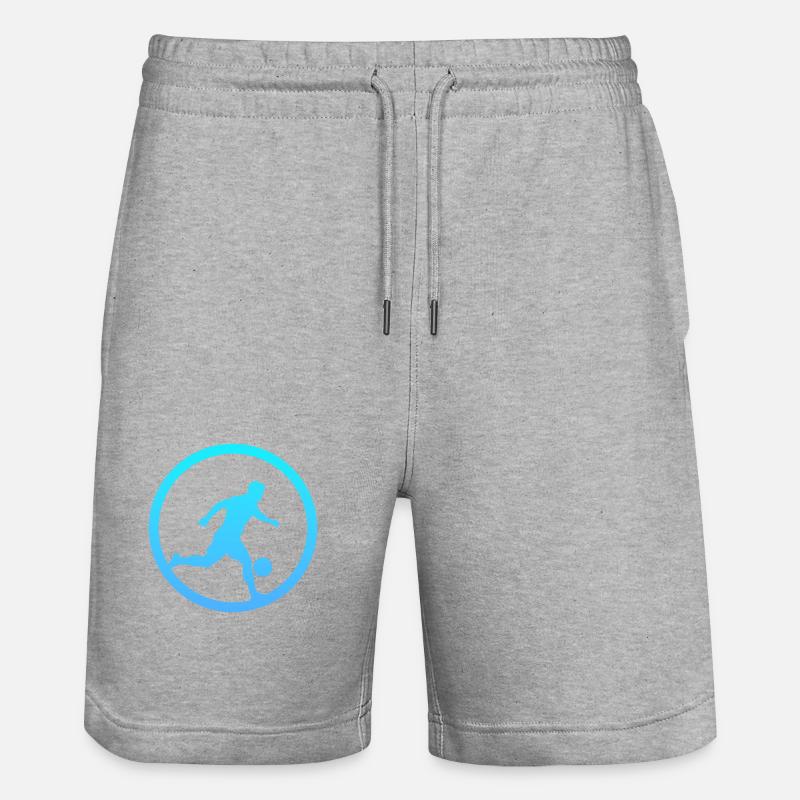 Beach Ball, Beach Soccer - Short de jogging bio TRAINER Stanley/Stella unisexe - gris chiné