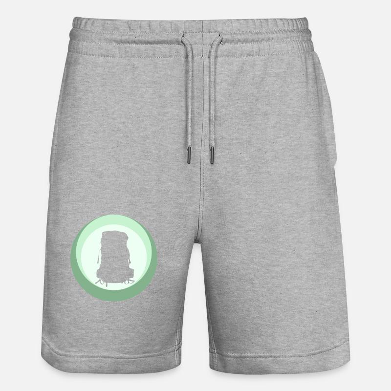 Backpacking Backpacking Rucksack - Stanley/Stella Unisex Bio Joggingshorts Trainer  - Grau meliert