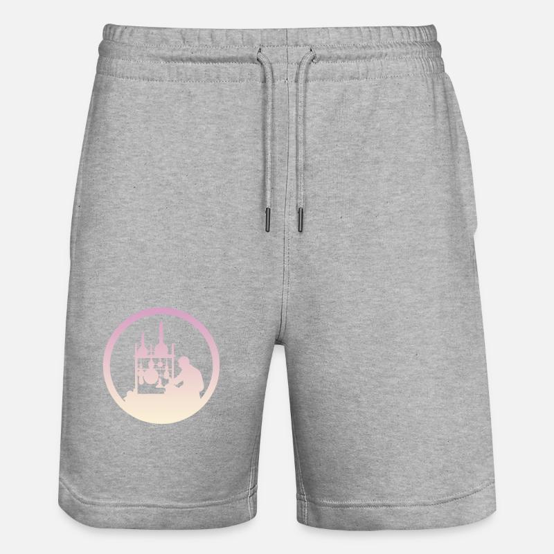 Molécule Biochimie Molécule - Short de jogging bio TRAINER Stanley/Stella unisexe - gris chiné