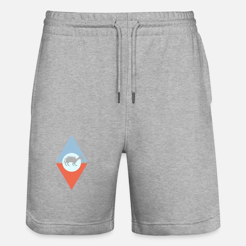 Cryptozoology Mythical Creatures Mythical - Stanley/Stella Trainer Unisex Organic Jogging Shorts - heather grey