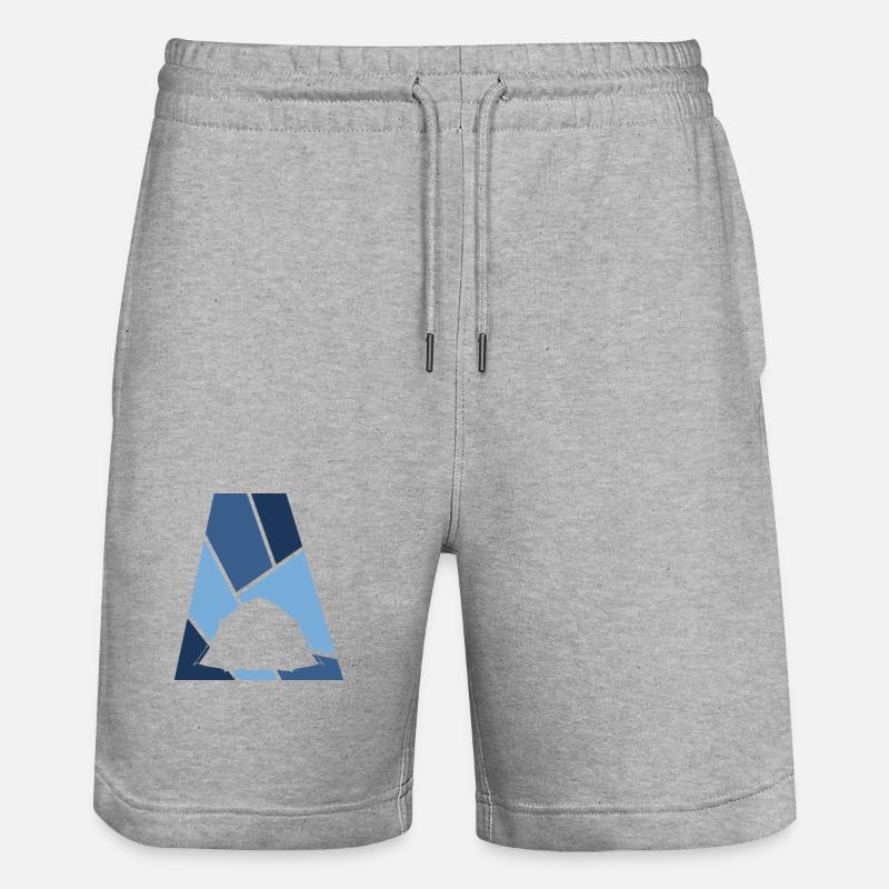 Camping Camping Camper - Short de jogging bio TRAINER Stanley/Stella unisexe - gris chiné