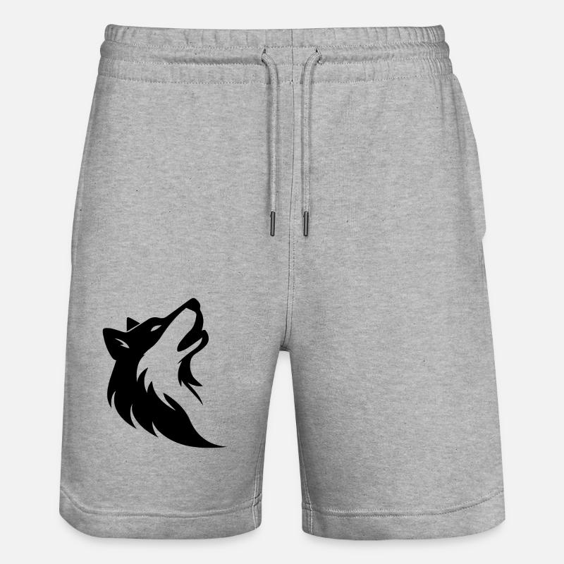 Loup - Short de jogging bio TRAINER Stanley/Stella unisexe - gris chiné