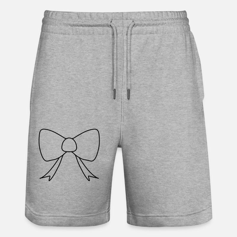 Forme d’icône en boucle - Short de jogging bio TRAINER Stanley/Stella unisexe - gris chiné