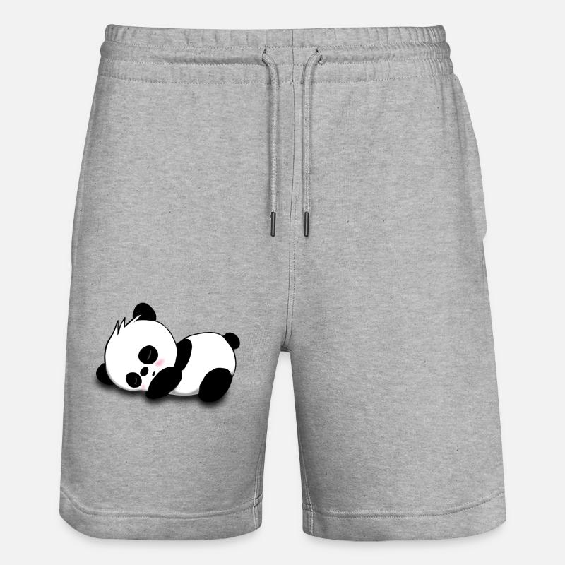 panda - Short de jogging bio TRAINER Stanley/Stella unisexe - gris chiné