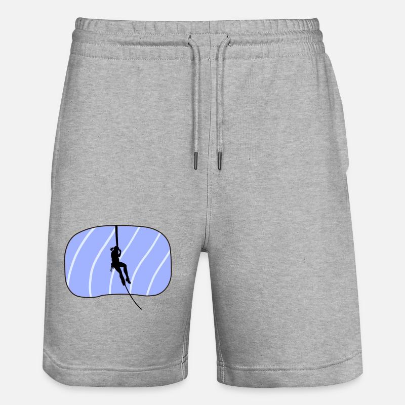 Escalade, alpinisme, alpinisme - Short de jogging bio TRAINER Stanley/Stella unisexe - gris chiné