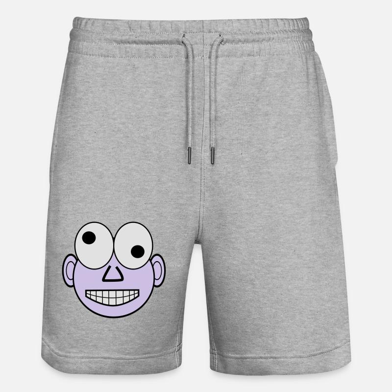 funny face - Short de jogging bio TRAINER Stanley/Stella unisexe - gris chiné