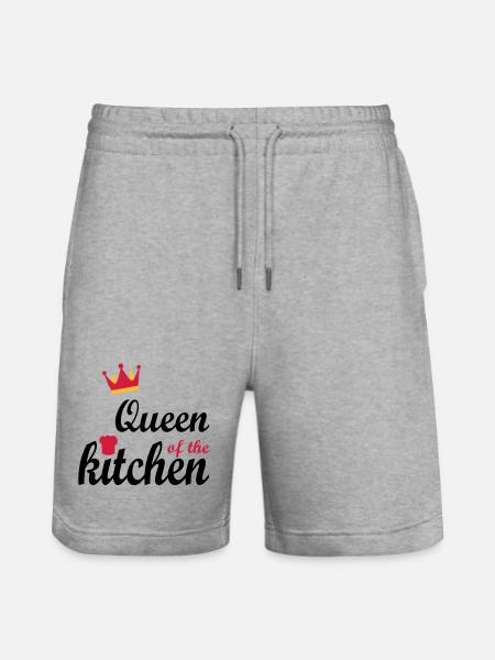 kochen - Stanley/Stella Unisex Bio Joggingshorts Trainer - Grau meliert