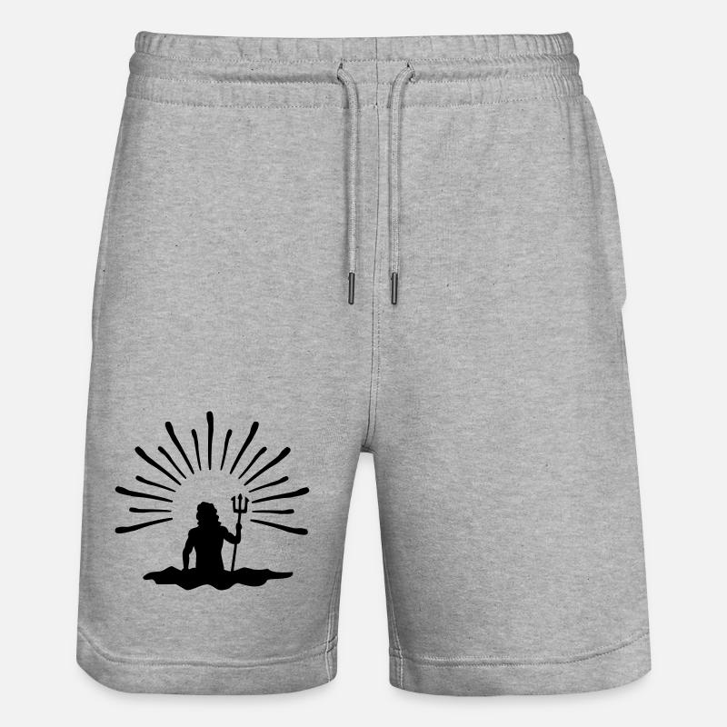 neptun - Short de jogging bio TRAINER Stanley/Stella unisexe - gris chiné