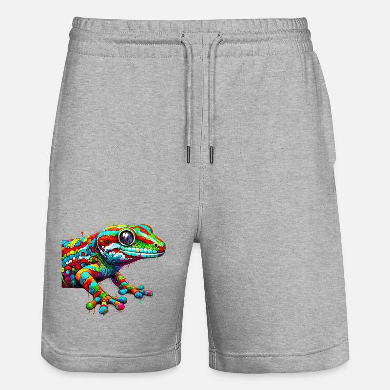 Gecko - Short de jogging bio TRAINER Stanley/Stella unisexe - gris chiné