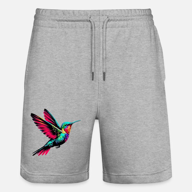 Colibri - Short de jogging bio TRAINER Stanley/Stella unisexe - gris chiné