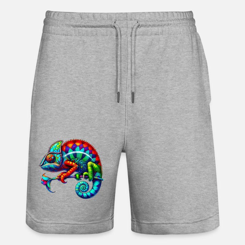 Caméléon - Short de jogging bio TRAINER Stanley/Stella unisexe - gris chiné
