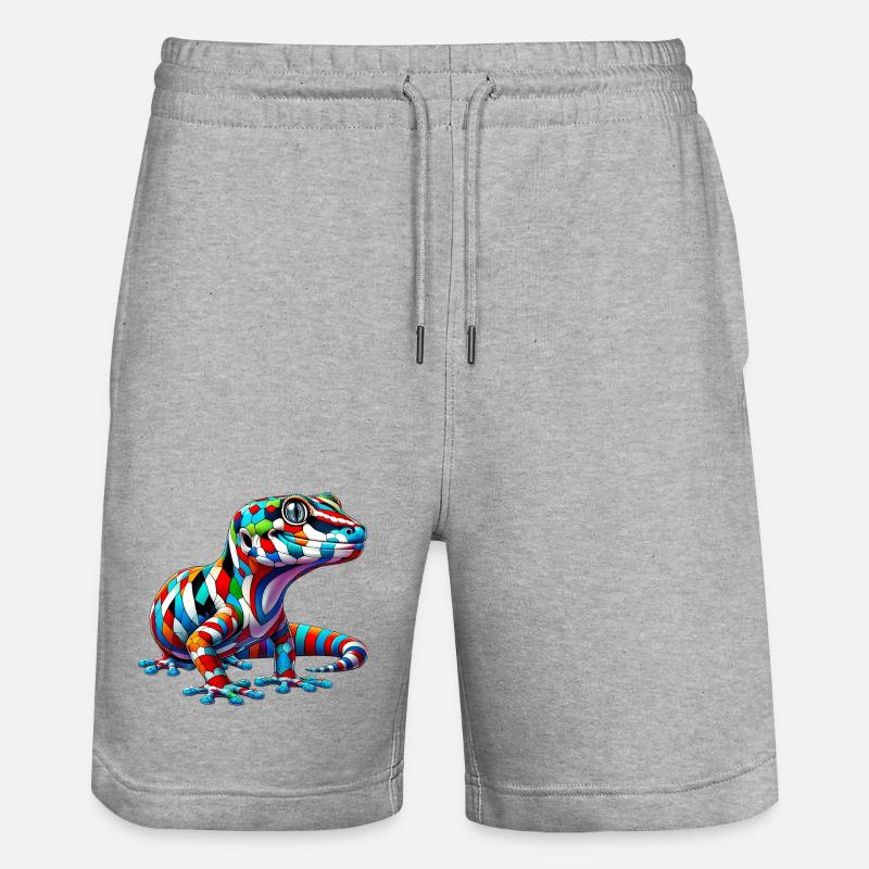 Gecko - Short de jogging bio TRAINER Stanley/Stella unisexe - gris chiné