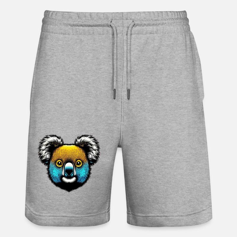 Koala - Short de jogging bio TRAINER Stanley/Stella unisexe - gris chiné