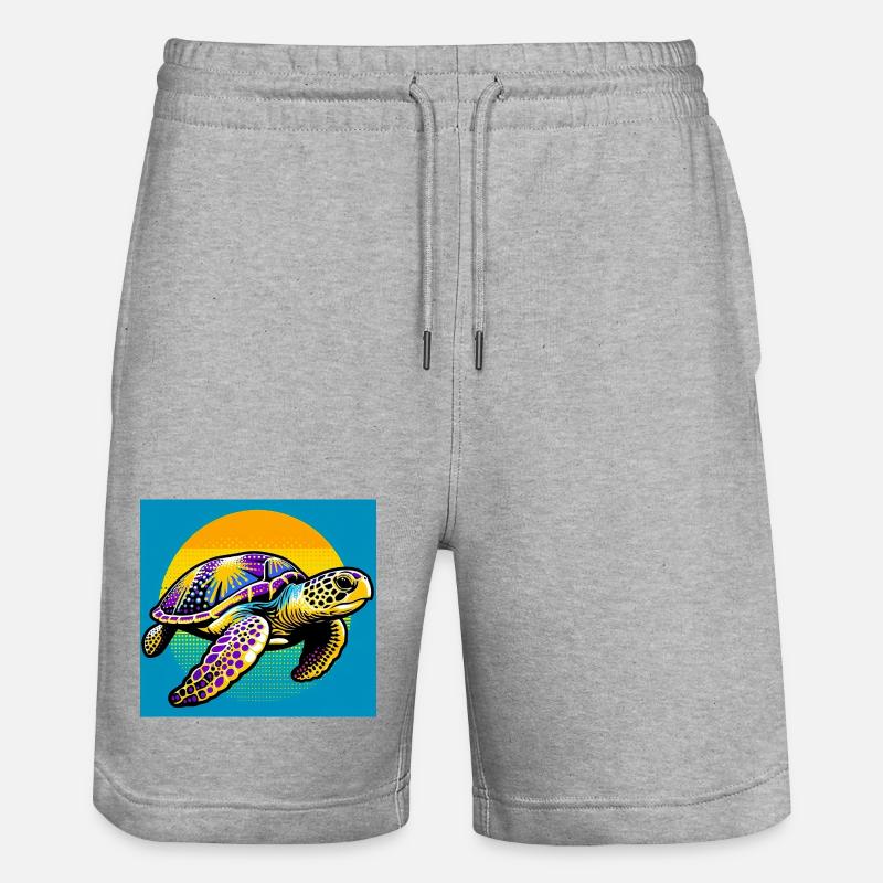 tortue - Short de jogging bio TRAINER Stanley/Stella unisexe - gris chiné