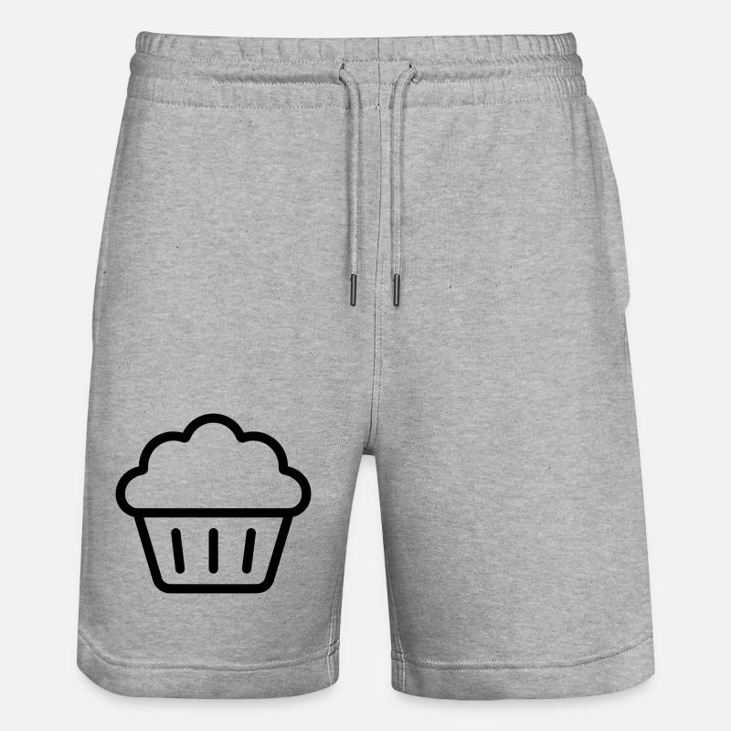 muffin - Short de jogging bio TRAINER Stanley/Stella unisexe - gris chiné