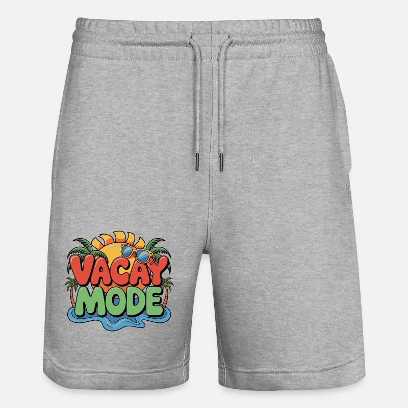 Mode Vacances - Short de jogging bio TRAINER Stanley/Stella unisexe - gris chiné