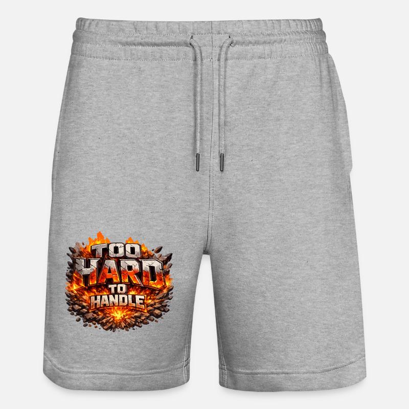 Trop difficile à gérer - Short de jogging bio TRAINER Stanley/Stella unisexe - gris chiné